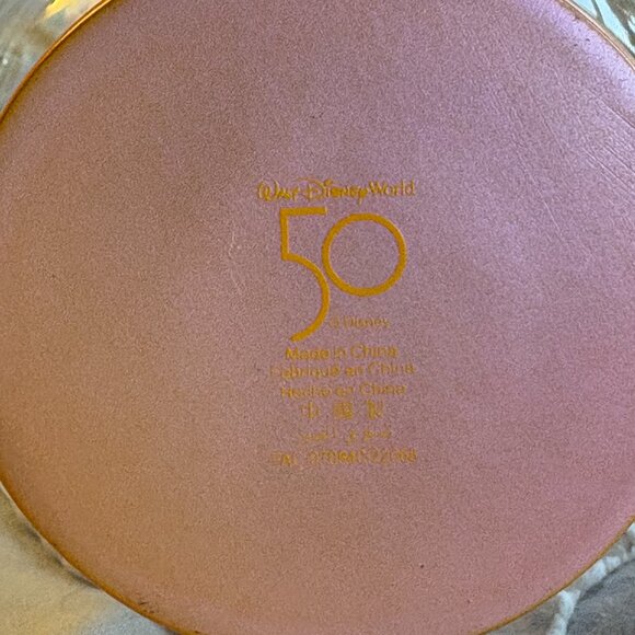 NWT Walt Disney World Park 50th Anniversary Glass Globe Ornament - Picture 7 of 9